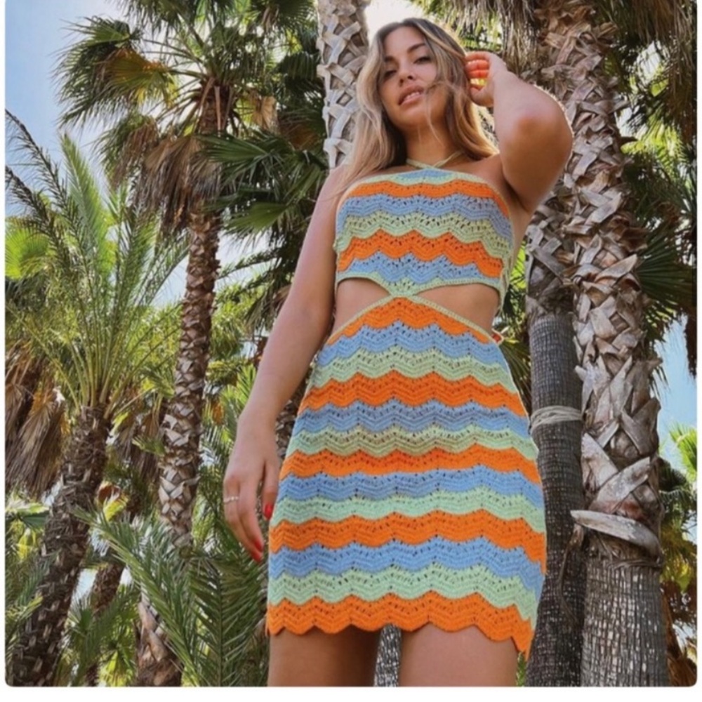 Zara cut out crochet dress - Picture 4 of 7